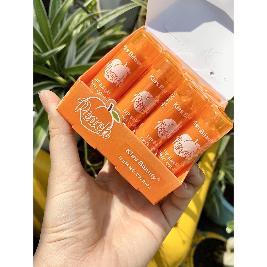 Son dưỡng môi màu Đào Peach làm mịn dưỡng ẩm môi  nội địa sỉ tốt - DREAM STORE | BigBuy360 - bigbuy360.vn