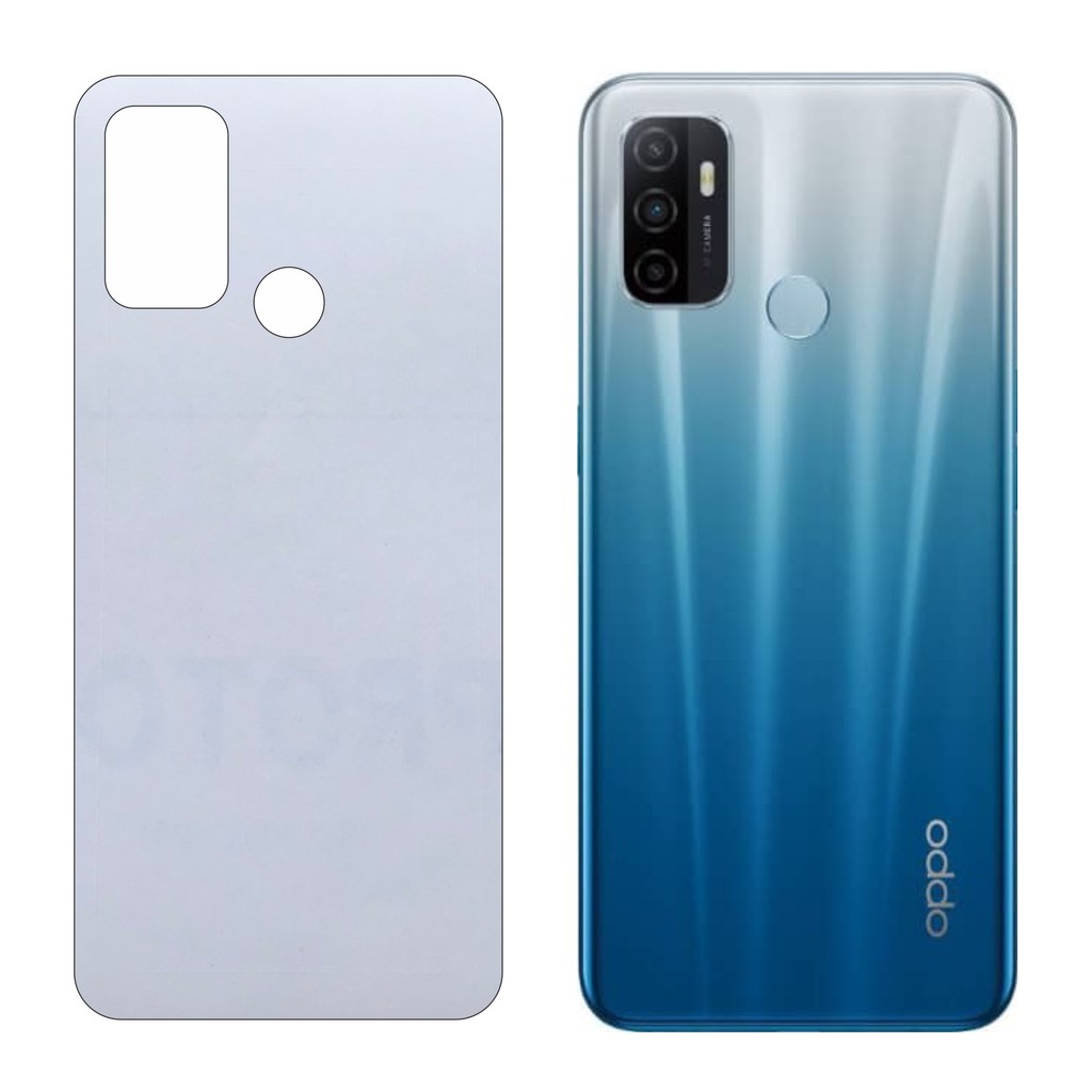 Miếng Dán Lưng Oppo A53 / A32 Decal Trong Nhám Chống Vân Tay