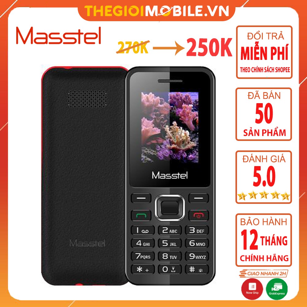 💎Điện thoại cho người già Masstel Izi 125 Chính hãng Bh 1 năm💎