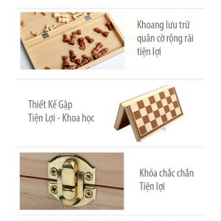 BỘ HỘP CỜ VUA GỖ CAO CẤP