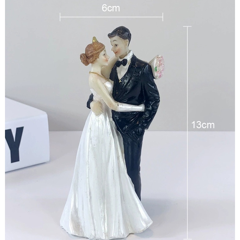 Búp Bê Hình Cô Dâu Chú Rể Để Bàn Trang Trí Tiệc Cưới