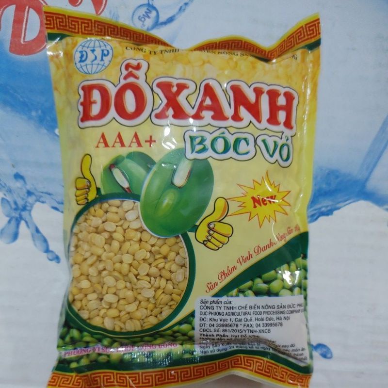 Đỗ Xanh Bóc Vỏ Đặc Sản Đức Phương Gói 200g