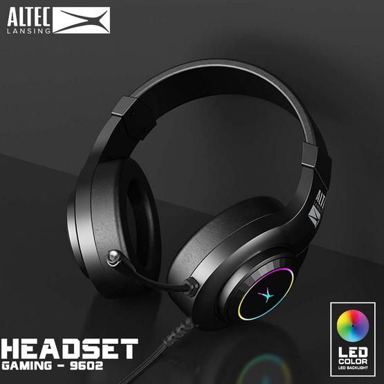 Tai nghe 7.1 gaming ALTEC ALGH9602 led RGB - giả lập sống động - Có Đèn LED, cổng USB
