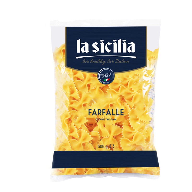 Nui Nơ (Farfalle Pasta) La Sicilia - 500g