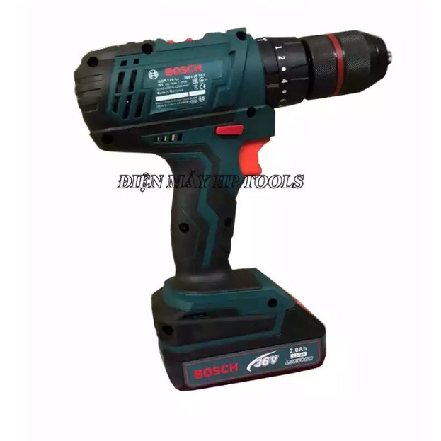 Máy khoan pin Bocsh 36V cầm tay - Bảo hành 6 tháng -  bosh GSR120LI 36V - Chất lượng
