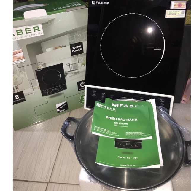 Bếp điện từ, Cảm Ứng Kangaroo KG20IH10 Và Faber FB-INC. Tặng Kèm Nồi Lẩu Bảo Hành 12 Tháng Trên Toàn Quốc