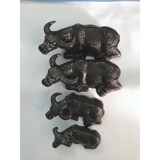 Tiểu cảnh trâu nằm bằng gốm sứ