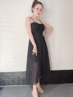 Đầm maxi nhúng ngực