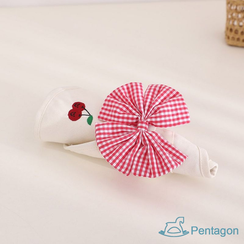 Mũ Lưỡi Trai Nửa Đầu Chống Nắng Họa Tiết Sọc Caro In Hình Trái Cây Dễ Thương