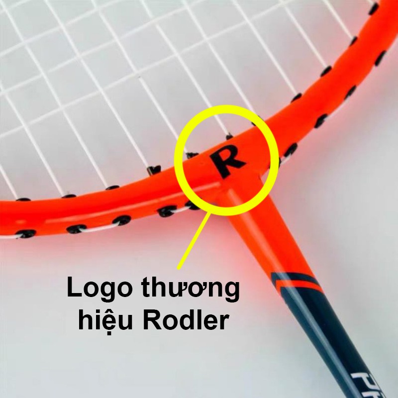 VỢT CẦU LÔNG RODLER HỢP KIM NHÔM THỂ THAO   - Khung siêu bền, dây vợt căng - Tặng kèm 6 quả cầu lông