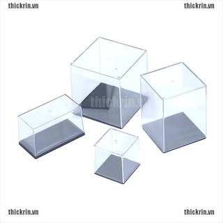 Acrylic Plastic Display Case Box Clear Dustproof Protection For Figure Models