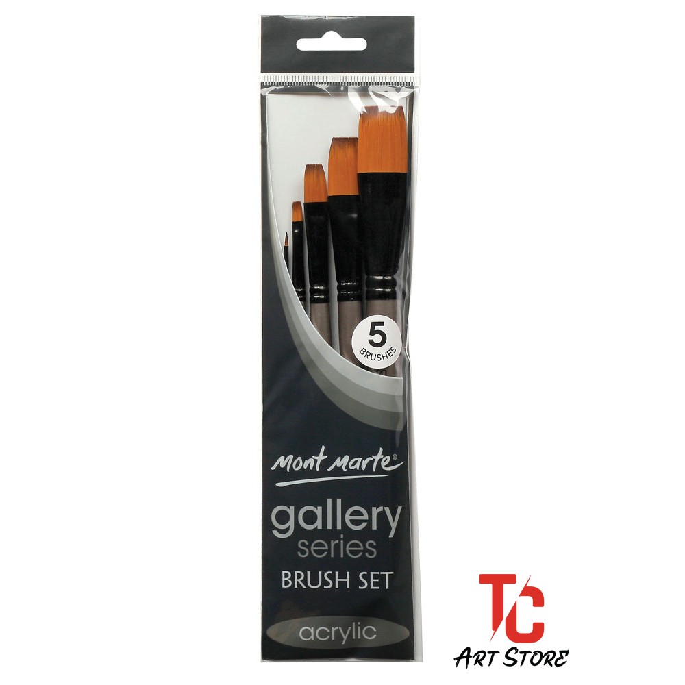 Bộ Cọ Vẽ Mont Marte Gallery Series - BMHS0016 (Acrylic )