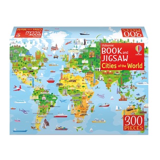 Sách - Bộ xếp hình Usborne Book and Jigsaw Cities of the World