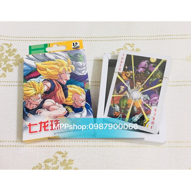 Bộ bài ANIME gdragon ball, bộ tú 7 viên Ngọc rồng