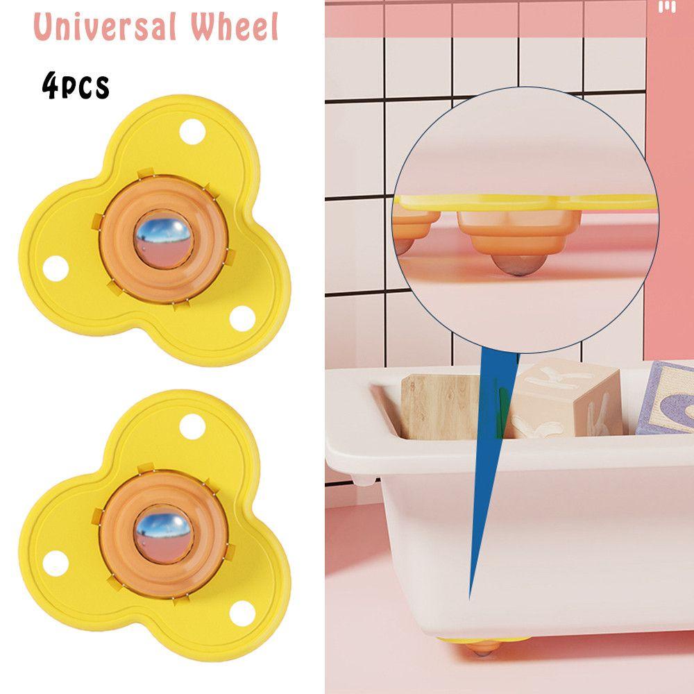 WTTLE Bộ 4 Bánh Xe Lăn Bằng Nhựa Chịu Lực Tốt Chuyên Dụng Cho Đồ Nội Thất Nhà Bếp