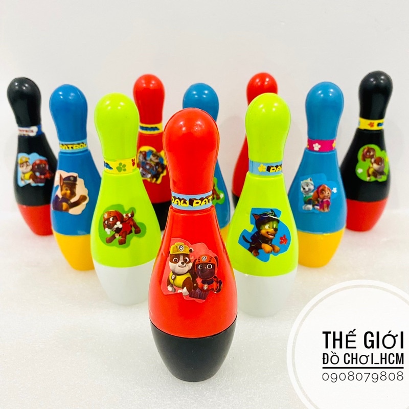 [HOT-MỚI] Đồ chơi bowling mini gồm 10 ki và 2 quả bóng ném dành cho bé luyện sự khéo léo tinh mắt.