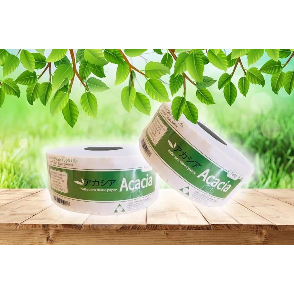 Giấy vệ sinh cuộn to 700g ACAICA