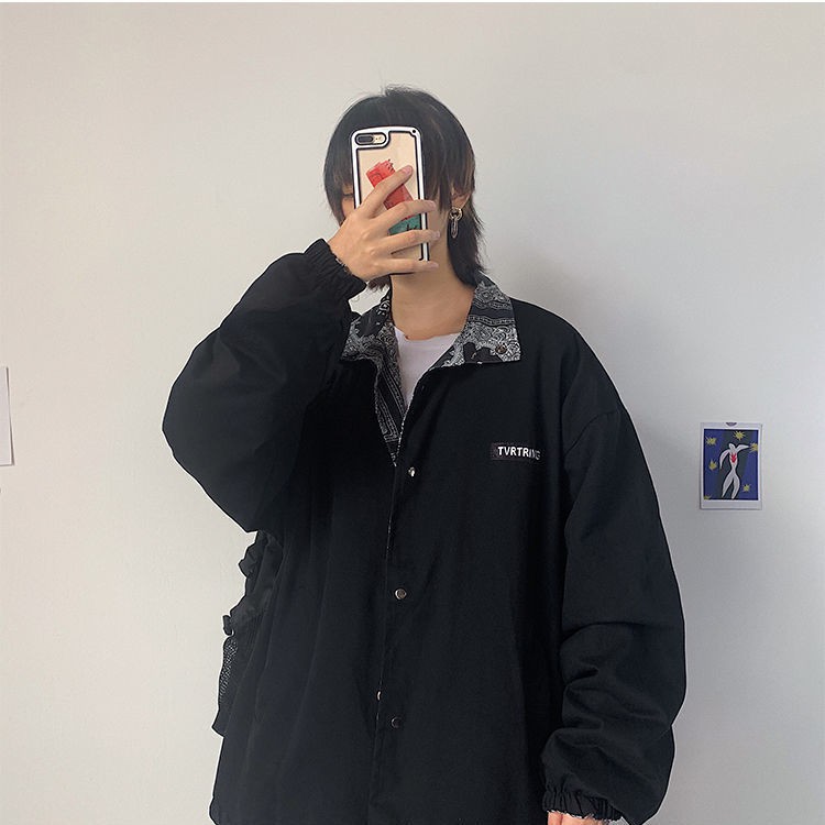 Áo Khoác Nam Hai Mặt Thời Trang Xuân Thu 2021