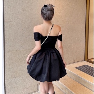 Đầm Xoè Cúp Đen Có Mút Ngực Amelie