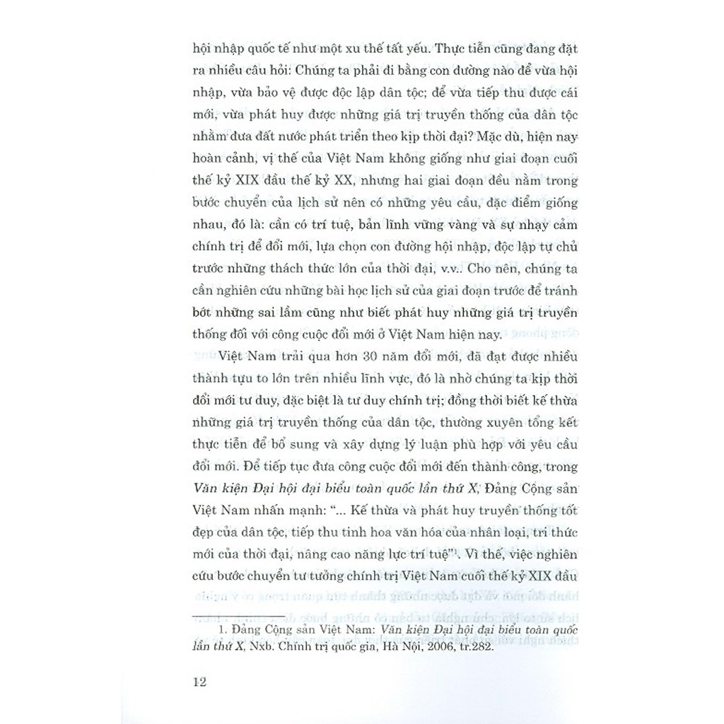 Sách - Bước Chuyển Tư Tưởng Chính Trị Việt Nam Cuối Thế Kỷ XIX Đầu Thế Kỷ XX - Giá Trị Và Bài Học Lịch Sử | BigBuy360 - bigbuy360.vn