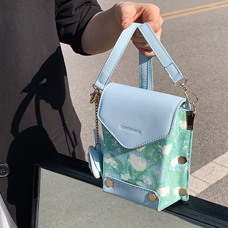 IELGY Túi Đeo Vai Hình Vuông Cỡ Nhỏ Thời Trang Cho Nữ