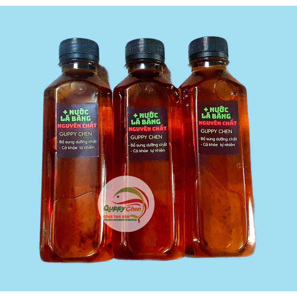 Nước cốt lá bàng sạch dưỡng cá chai 350ml