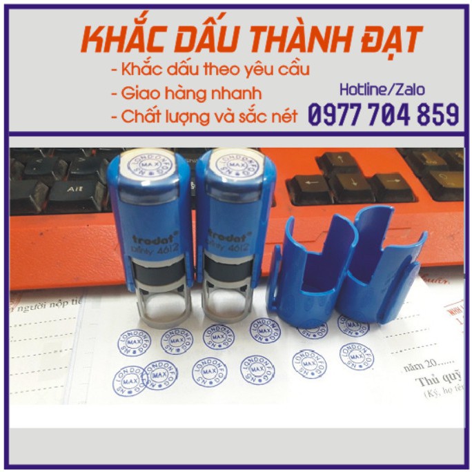 Khắc dấu tròn Trodat 4612