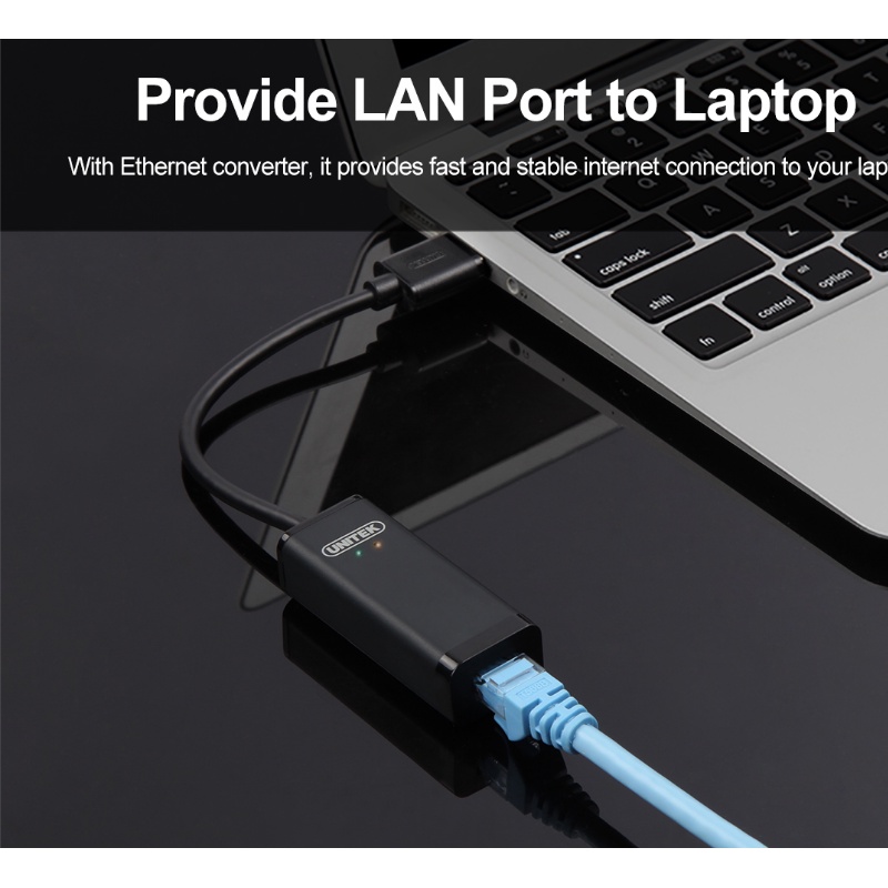 Cáp USB ra LAN 2.0 Unitek Y1468 .USB 2.0 ra LAN UNITEK (Y-1468)- Chính Hãng 100%, Bảo Hành 12 Tháng - 1 Đổi 1