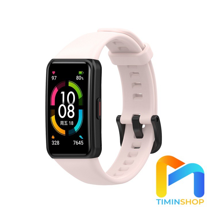 Dây đeo Huawei/ Honor Band 6 - Chất TPU mềm mịn, kèm 2 khóa gốc