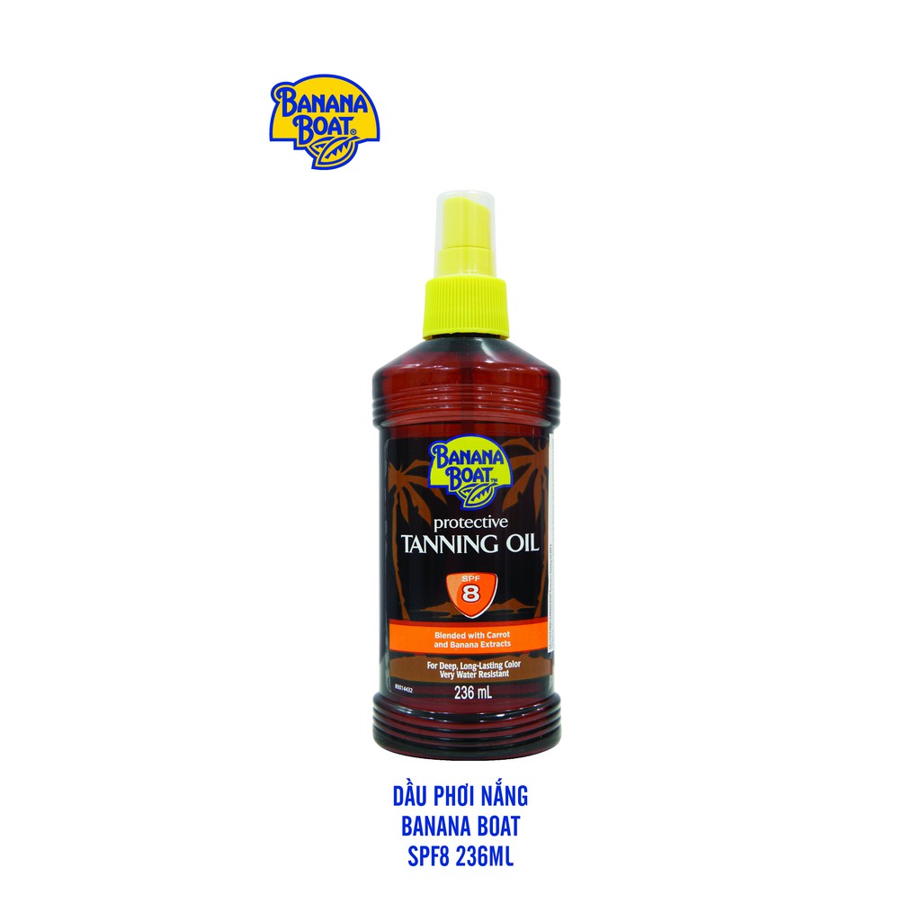 Dầu Phơi Nắng Bảo Vệ Da Banana Boat SPF8 236ML