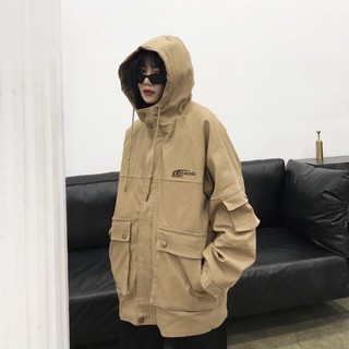 ☄️áo khoác kaki form rộng