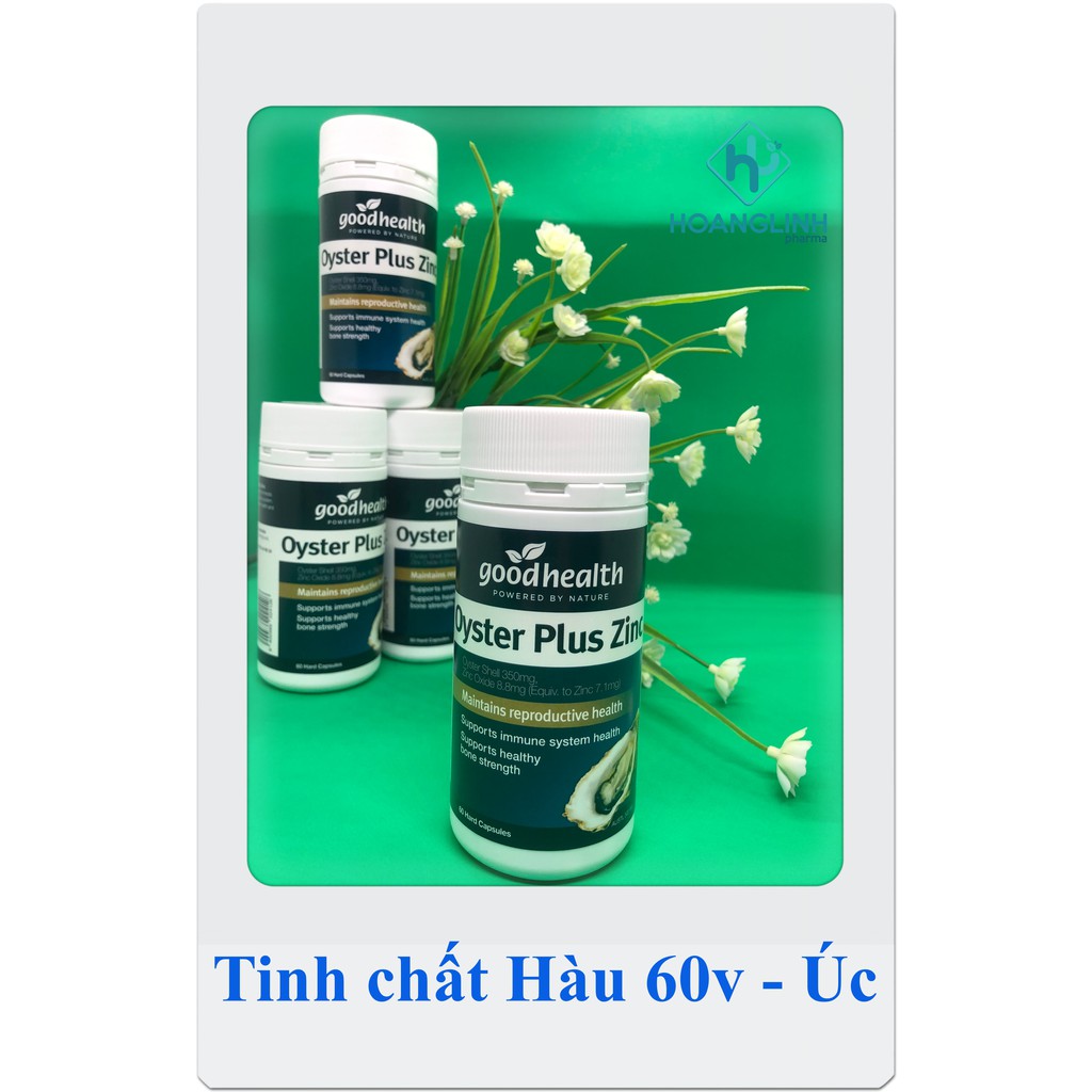 Tinh chất hàu Úc Oyster Plus Zinc Goodhealth 60v | BigBuy360 - bigbuy360.vn