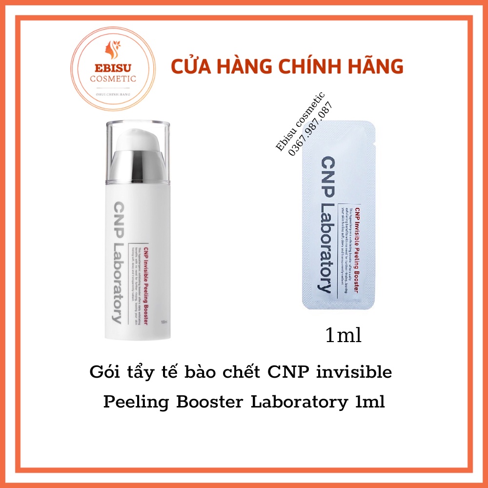 Gói tẩy tế bào chết CNP invisible Peeling Booster Laboratory 1ml_𝐄𝐁𝐈𝐒𝐔 𝐂𝐎𝐒𝐌𝐄𝐓𝐈𝐂𝐒