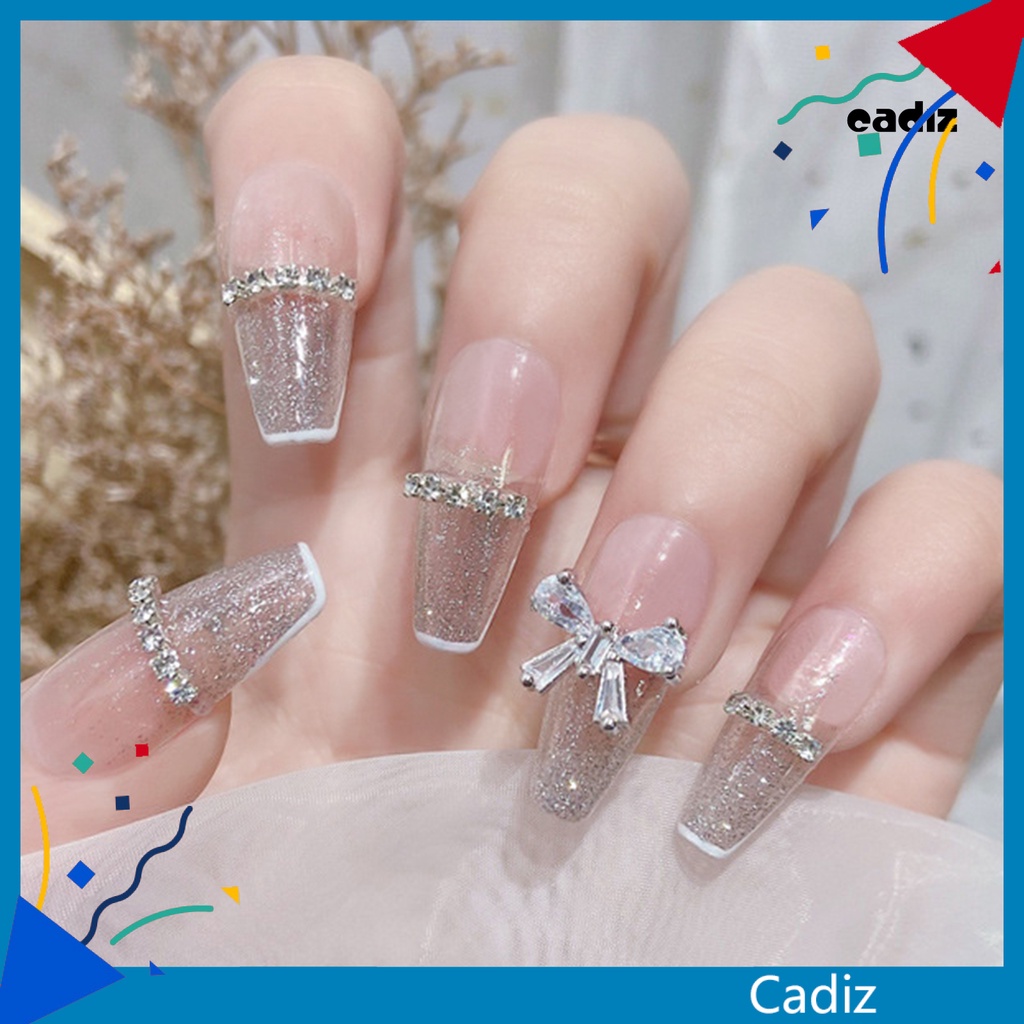 Phụ Kiện Nơ Đính Trang Trí Móng Tay Chống Gỉ DIY