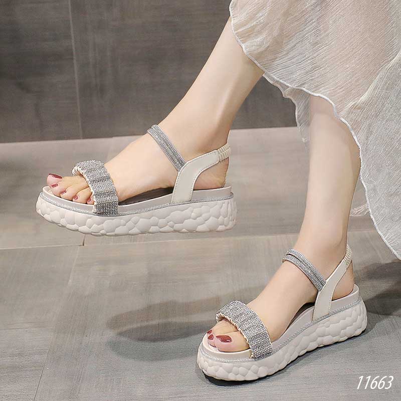 Dép sandal Kata quai chun đính hạt 11663