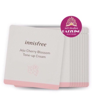 Combo 10 Gói Kem Anh Đào Nâng Tone Da Innisfree Tone Up Cream 1ml