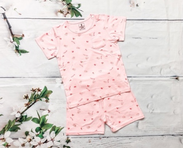 Bộ cộc sợi tre mềm mát bé trai bé gái bambola