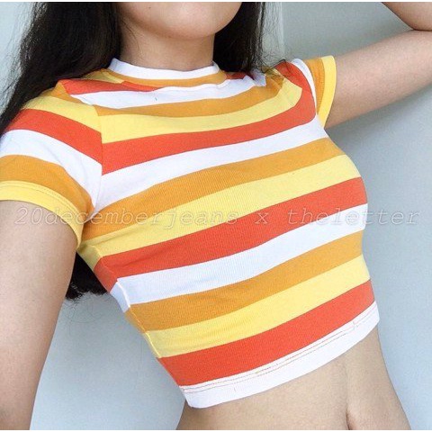 Áo thun Croptop nhiều màu
