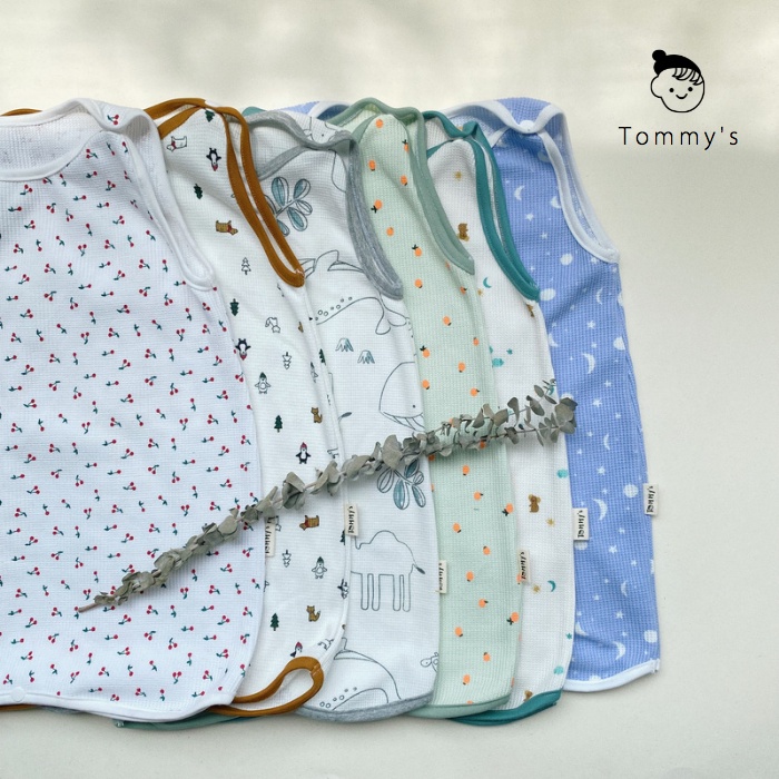 Túi Ngủ Cho Bé Hè Thu Chất Liệu Thun Cotton Tổ Ong Hàn Quốc Mềm Mát TOMMY HOUSE