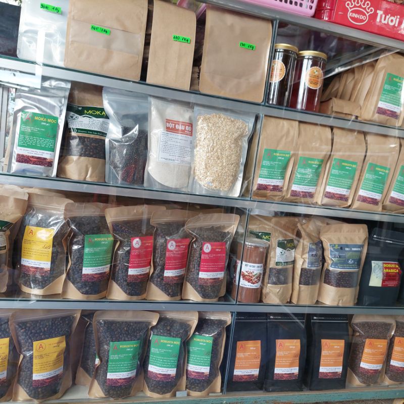 Cafe Robusta rang mộc Ban Mê Thuột chuyên pha máy