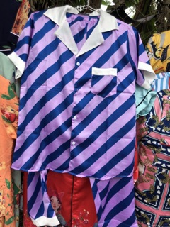 Bộ lụa satin dài