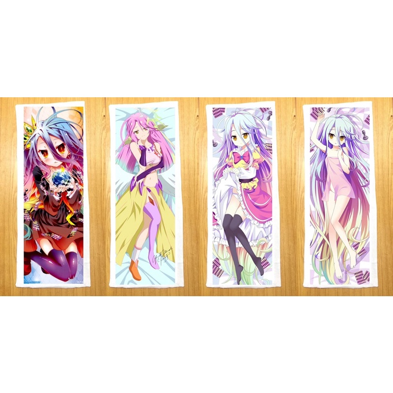 Gối ngủ anime No game no life dài 40x1m/Gối ôm dài No game no life