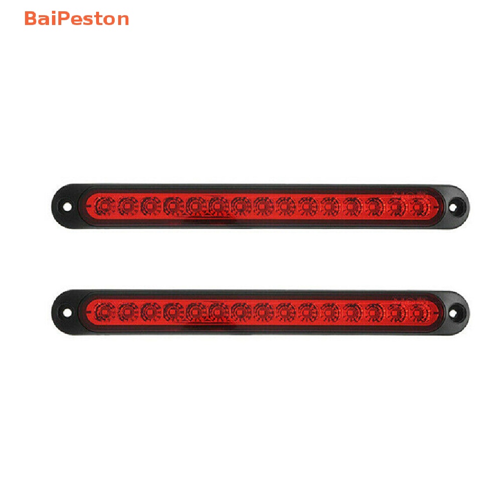 1 Đèn Phanh Xe Tải RV 15 Bóng LED 25CM Màu Đỏ