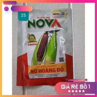Hạt giống bắp nữ hoàng đỏ năng suất cao, 1 gói 50 hạt