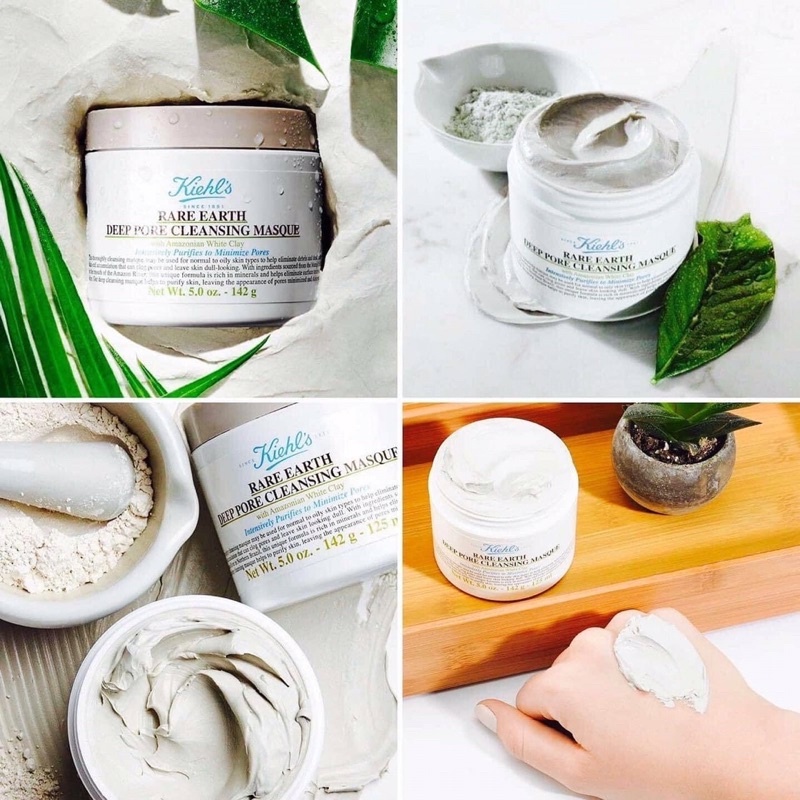 Mặt nạ ngừa mụn Kiehl's Rare Earth Deep Pore Cleansing Masque 125ml