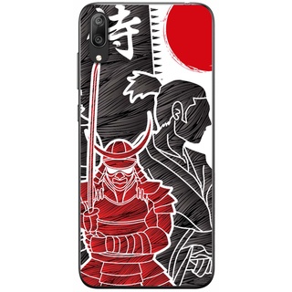 Ốp lưng điện thoại dành cho huawei y7 pro , y9 , y9 prime, y9s mẫu samurai đỏ đen