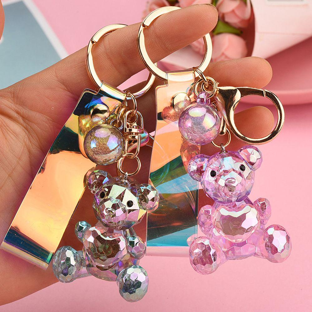 Móc Chìa Khóa Bằng Acrylic Hình Động Vật Dễ Thương