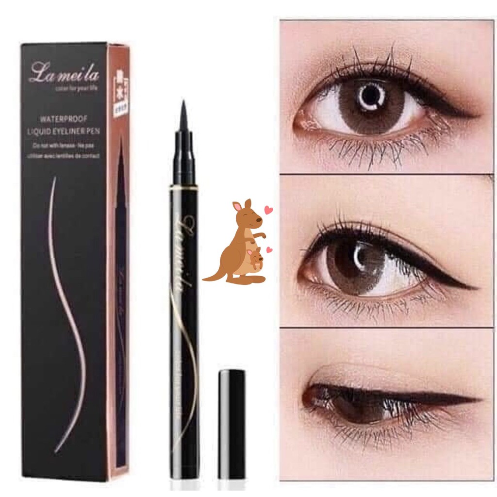 Bút kẻ mắt Lameila KM1- HOT- water proof liquid eyeliner pen – nội địa trung