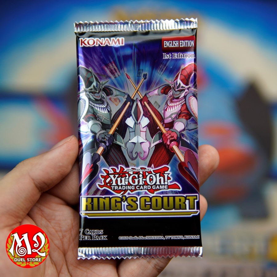 Gói thẻ bài Yugioh Booster Pack King’s Court - 7 lá bài mỗi pack - Nhập khẩu từ USA UK