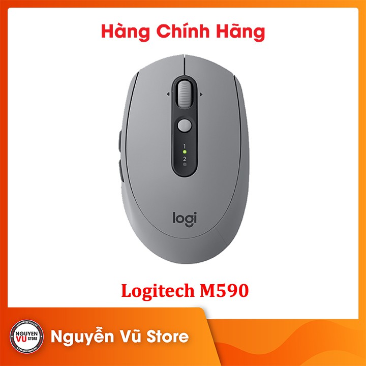 Chuột không dây Logitech M590 Wireless Bluetooth - Hàng Chính Hãng